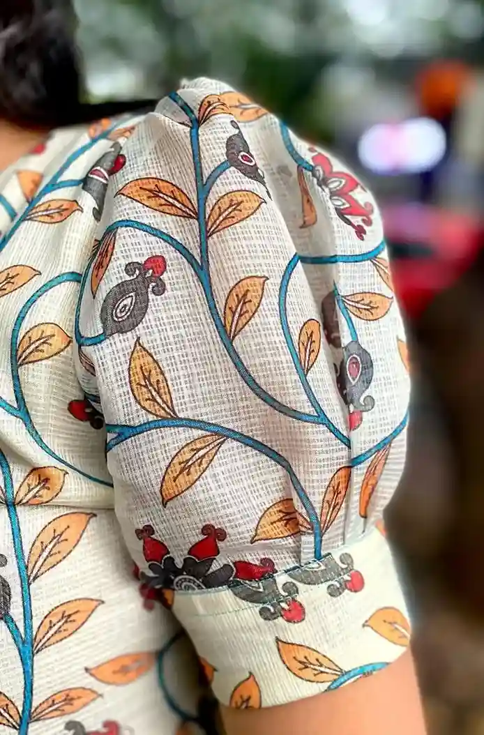 Stylish New Model Patch Work Blouse Designs