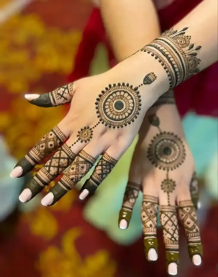 Traditional Onam henna