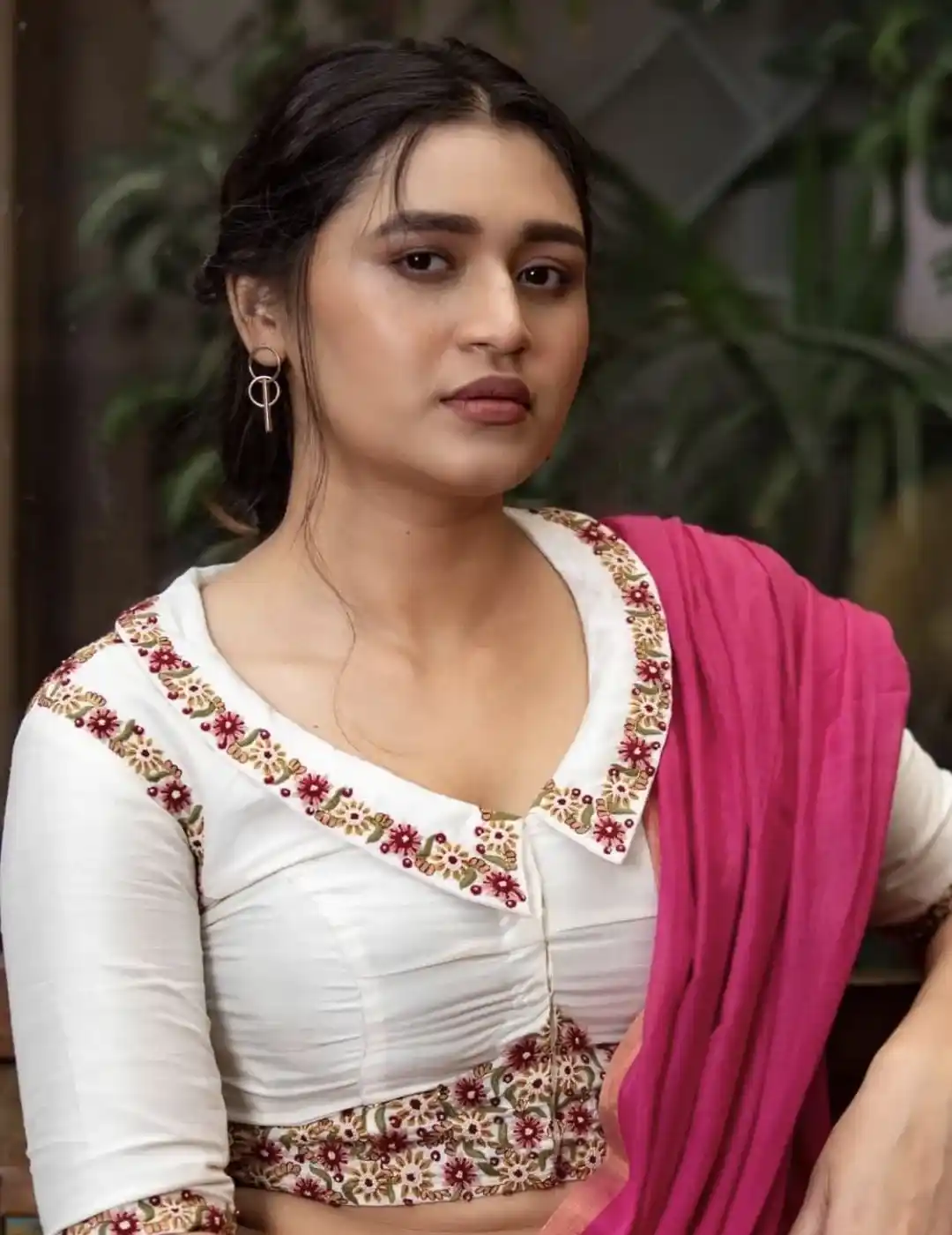 Velvet Patch Work Blouse