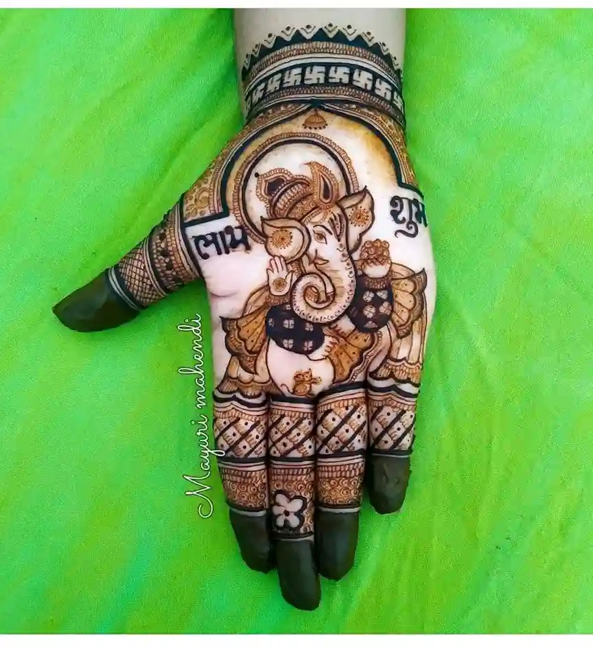 Vinayaka Mehndi Design