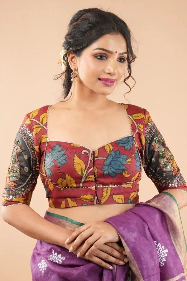printed blouse