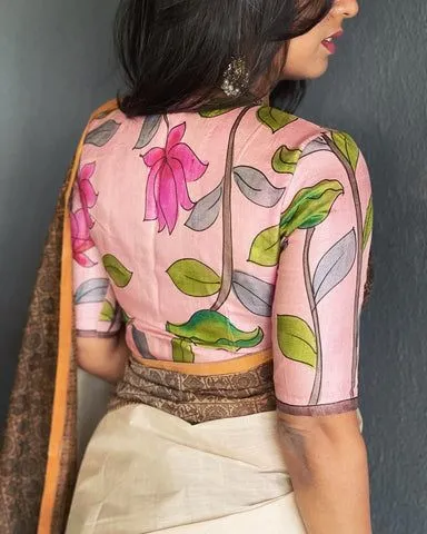printed blouse for saree