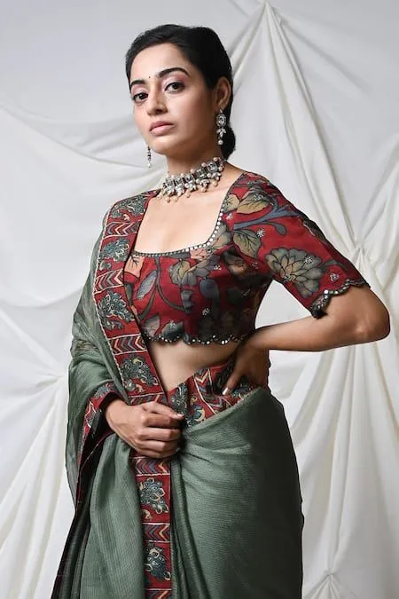 printed readymade blouse