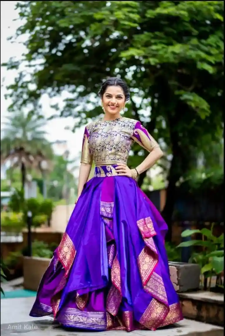Anarkali Dresses Made From Old Sarees