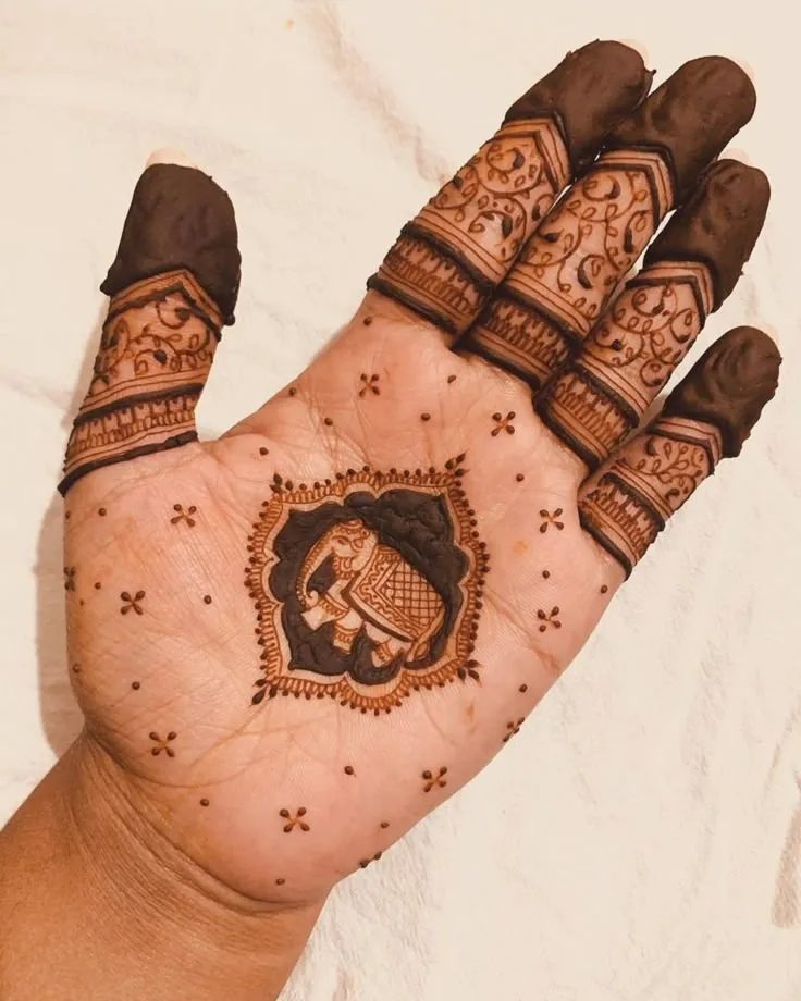 Baby Shower Elephant Mehndi Design