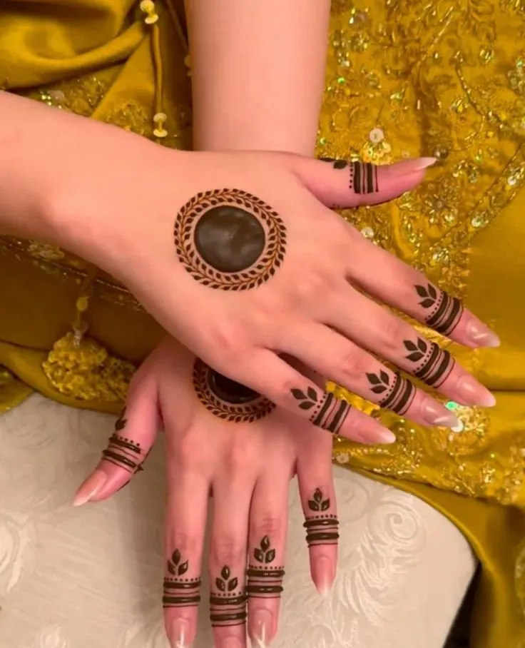 Back Hand Mehndi Design Step By Step