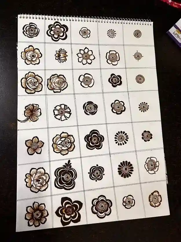 Beginner Henna Designs Step By Step
