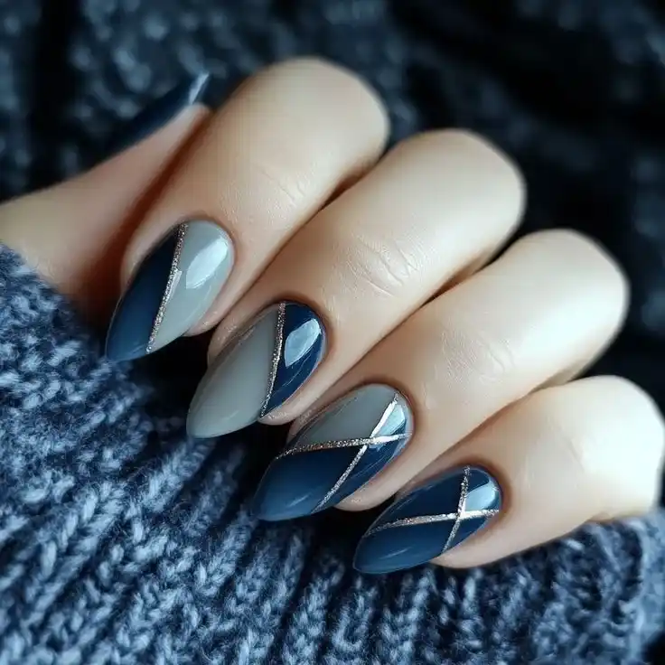 Black French Nail Art