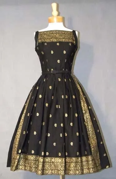 Black Ols Saree Dress