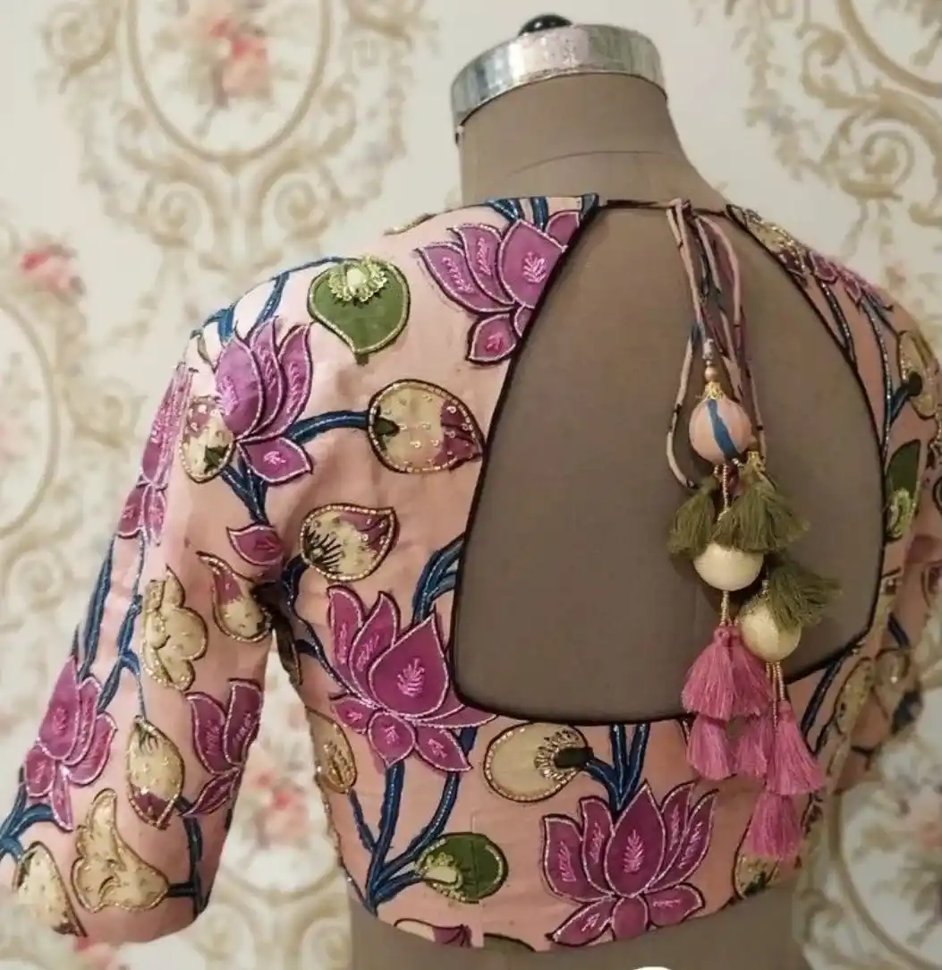 Blouse Front And Back Neck Designs