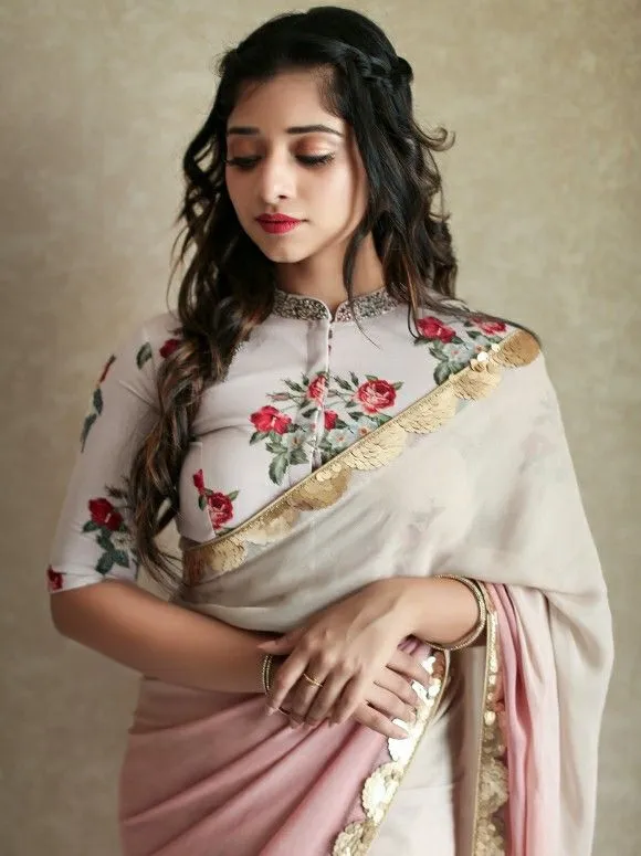 Boat Neck Blouse Designs With Deep Back Cut