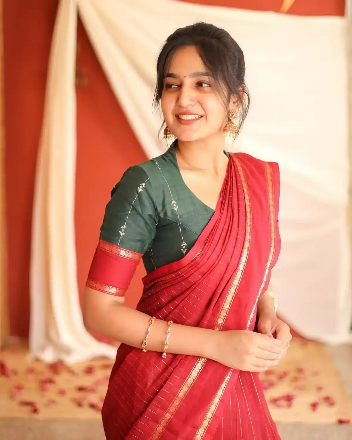 Boat Neck Blouse Designs With Net