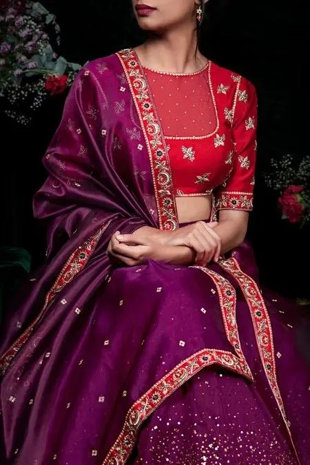 Bridal Blouse Front And Back