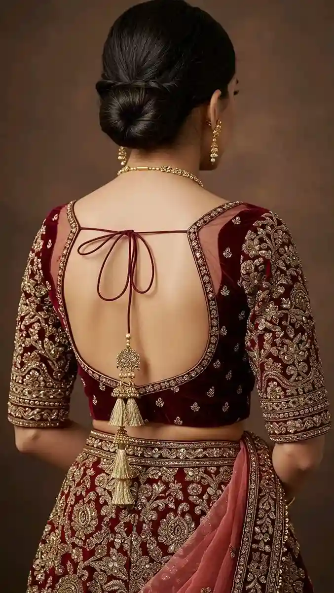 Choli Blouse Back Design