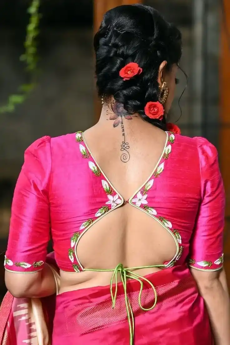 Designer Blouse Front And Back