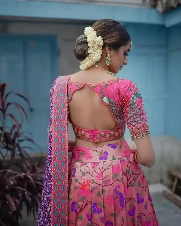 Designer Lehenga Blouse Designs Front And Back