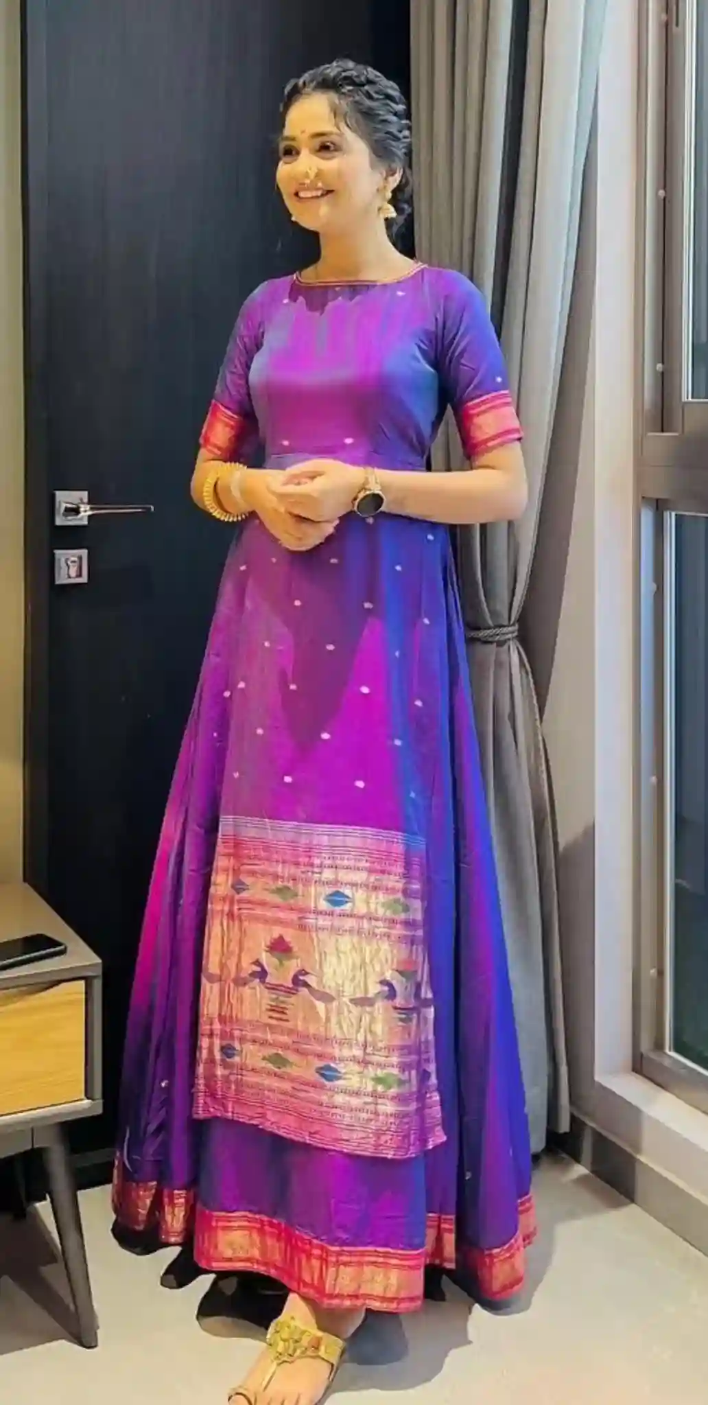 Dress Made By Old Saree