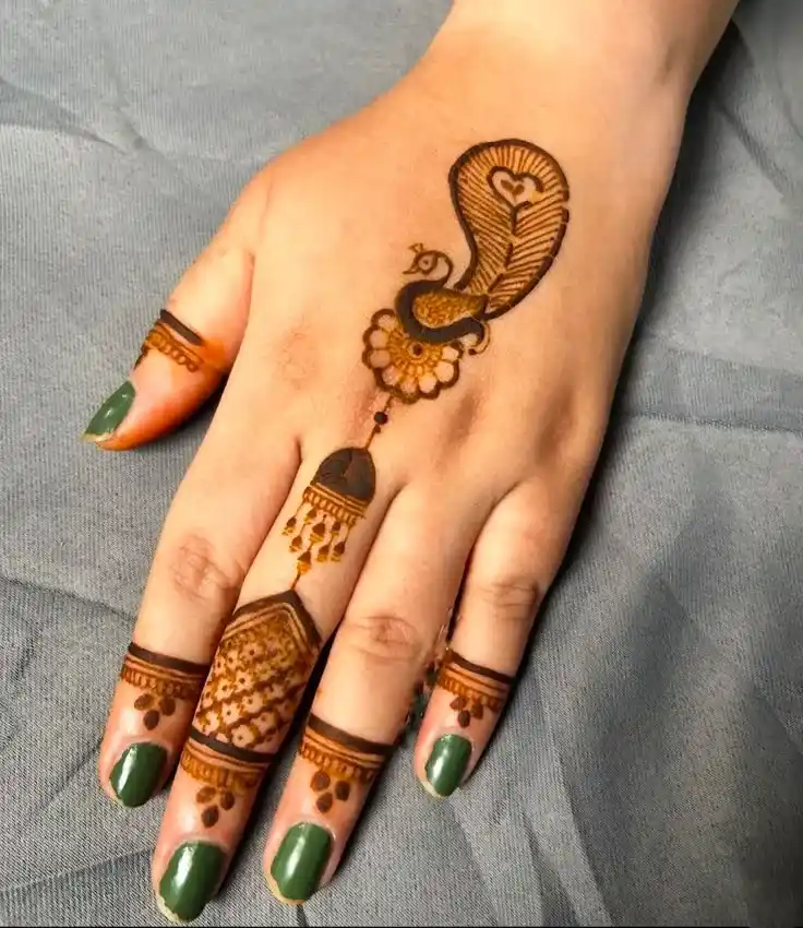 Easy Finger Mehndi Designs