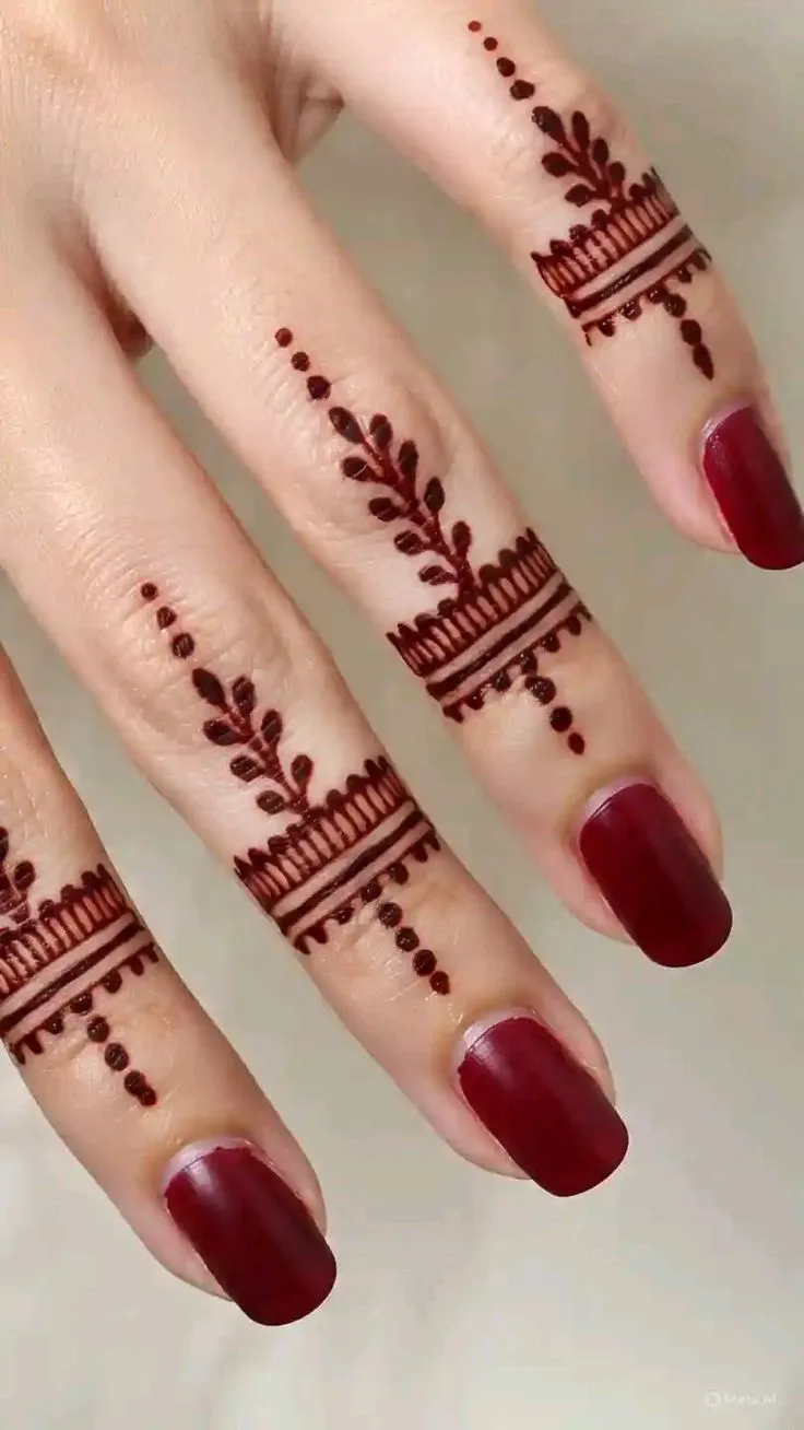 Easy Finger Mehndi