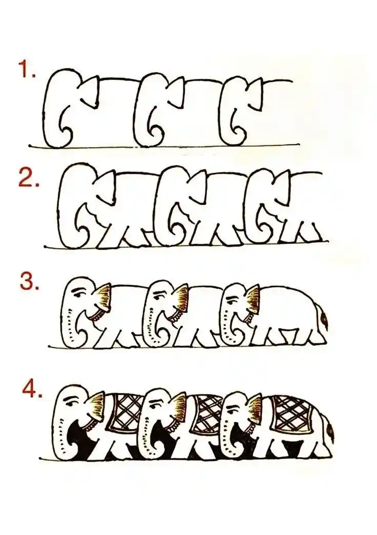 Easy Henna Patterns Step By Step