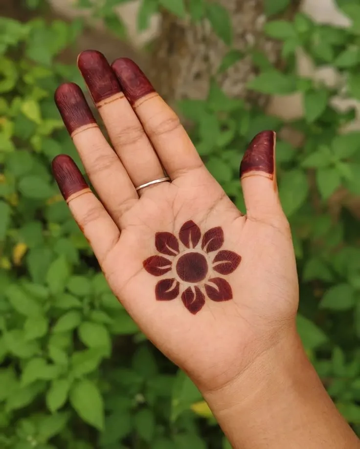 Easy Mehndi Design Step By Step