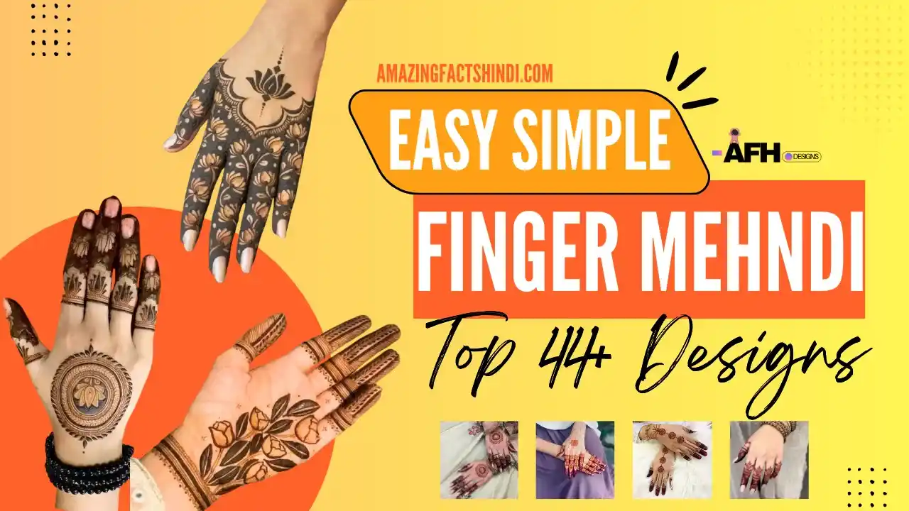 Easy Simple Finger Mehndi Designs