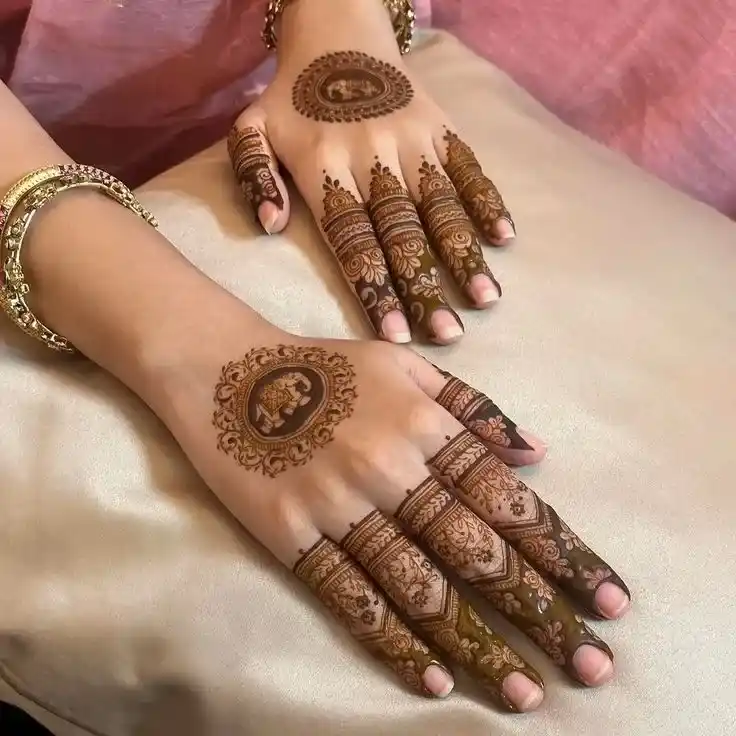 Elephant Mehndi Design Images