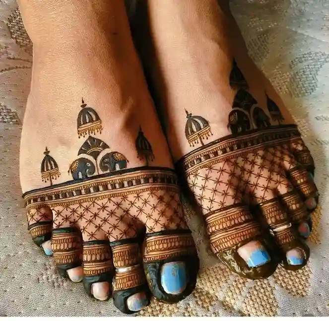 Elephant Mehndi Design Pictures
