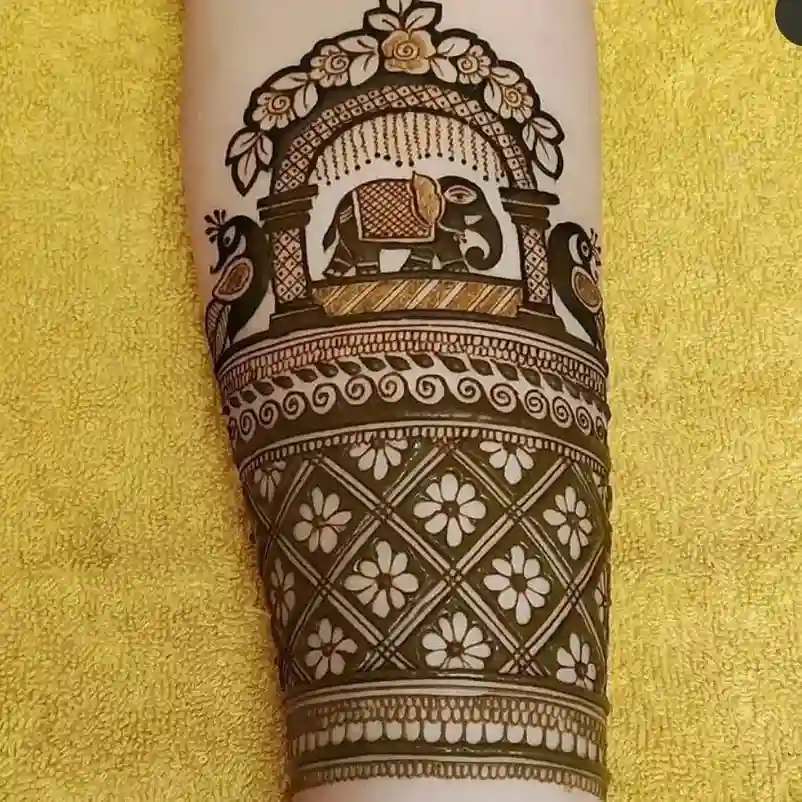 Elephant Mehndi