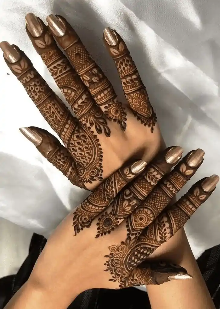 Finger Henna Designs Simple