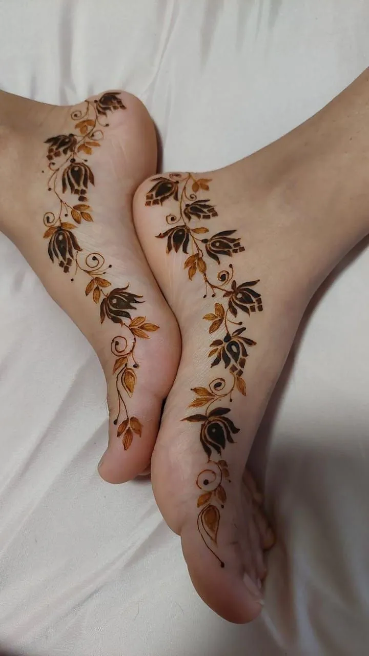 Foot Henna Patterns