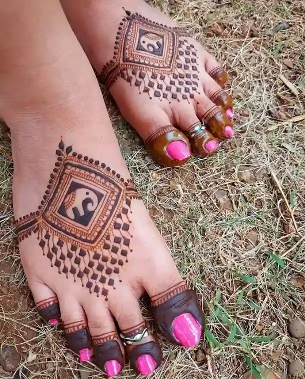 Foot Mehndi Designs