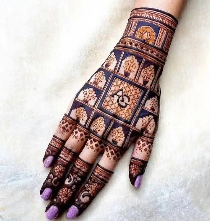 Full Hand Elephant Mehndi Design