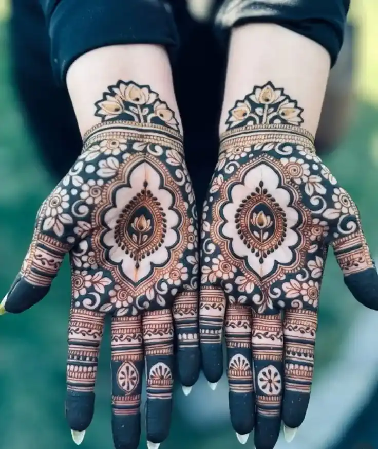 Indian Elephant Mehndi Design