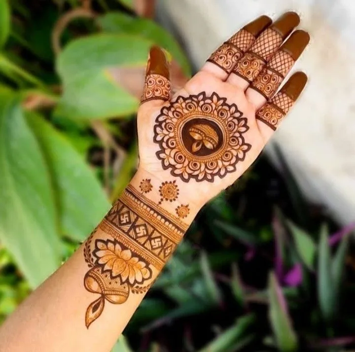Latest Mehndi Design For Diwali