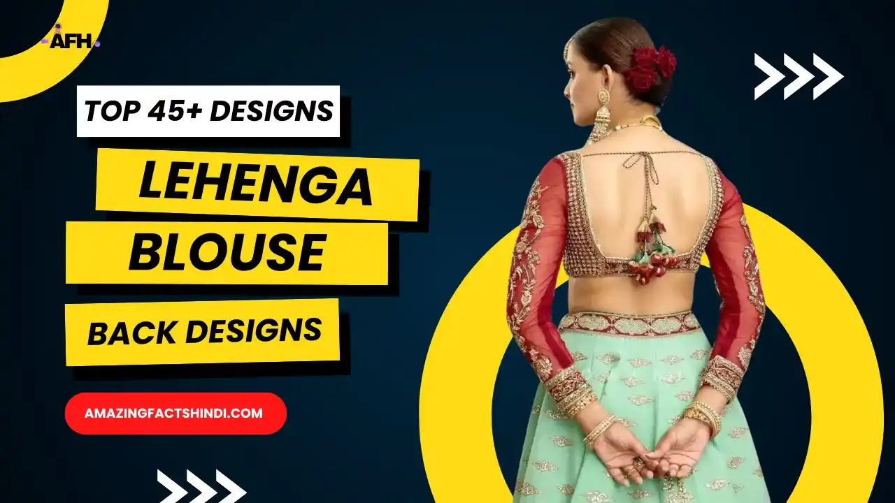 Lehenga Blouse Back Designs