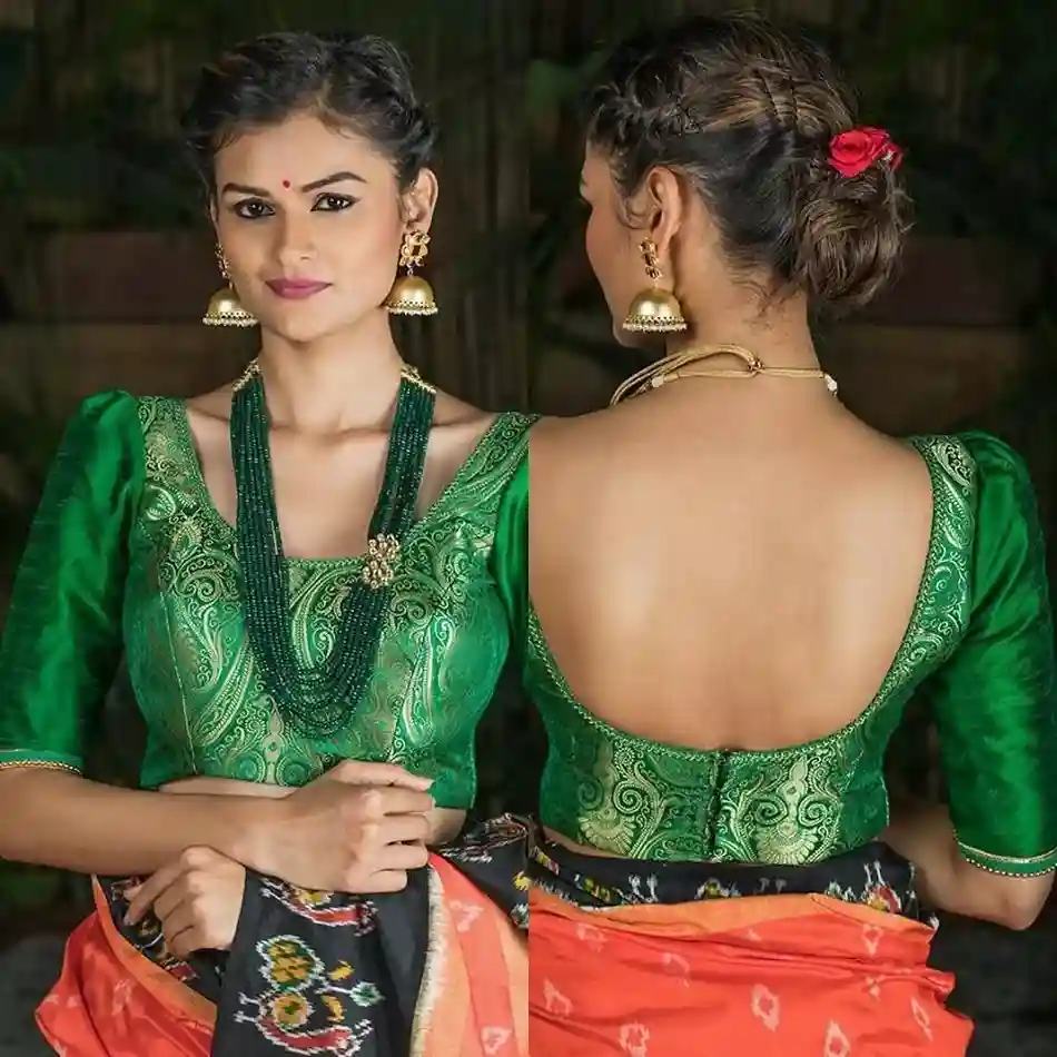 Lehenga Blouse Design Front And Back