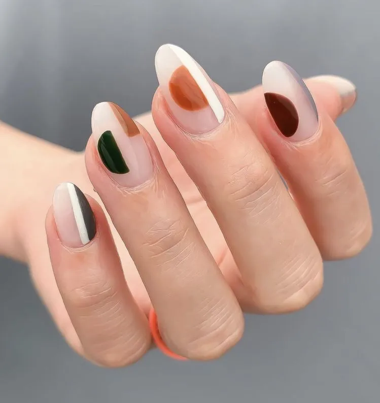 Matte French Nail Art
