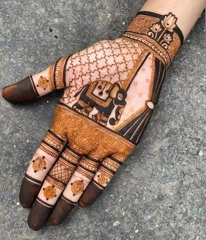 Mehndi Design Elephant