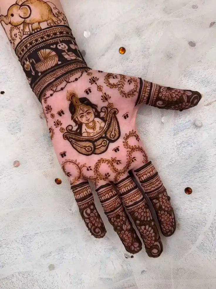 Mehndi Designs Krishna