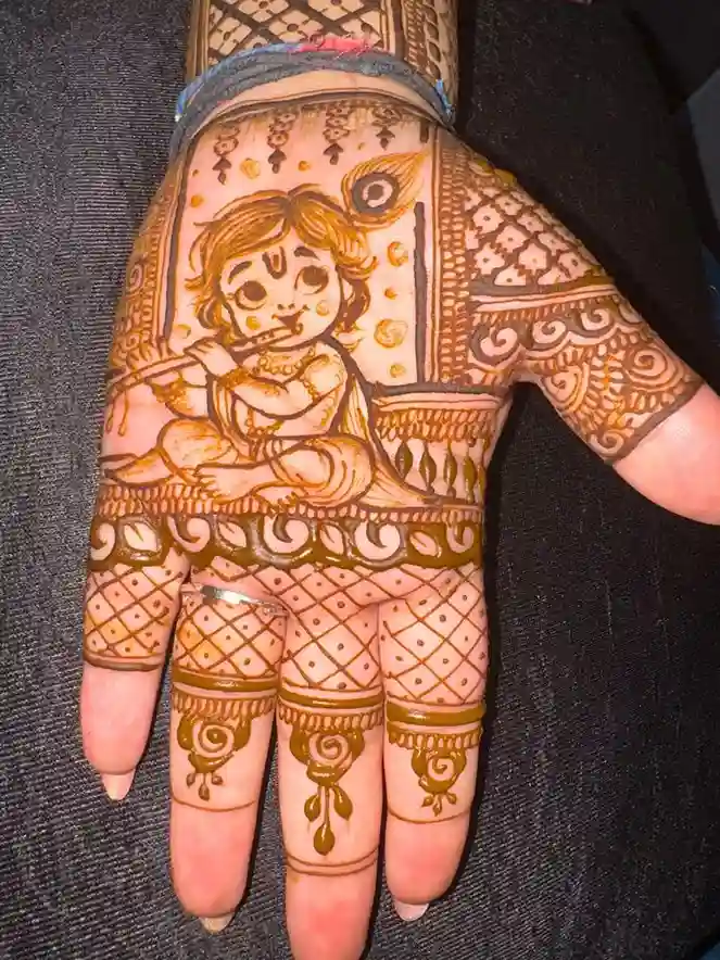 Mehndi Designs of Krishna