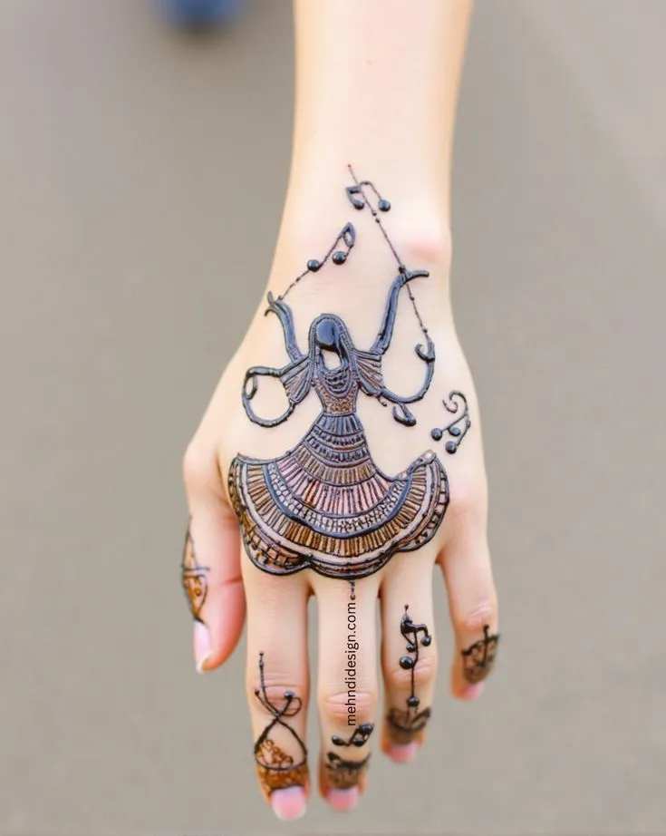 Mehndi for Navratri Festival
