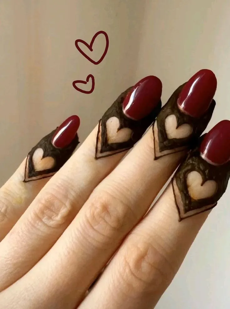Minimal Finger Mehndi Designs