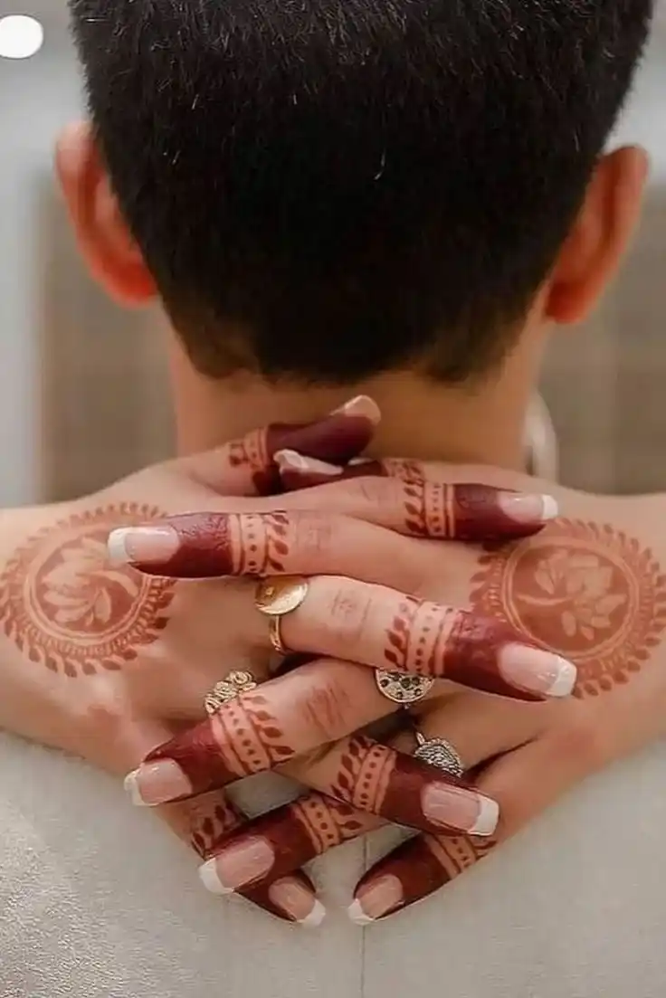 Modern Finger Mehndi Designs For Girls