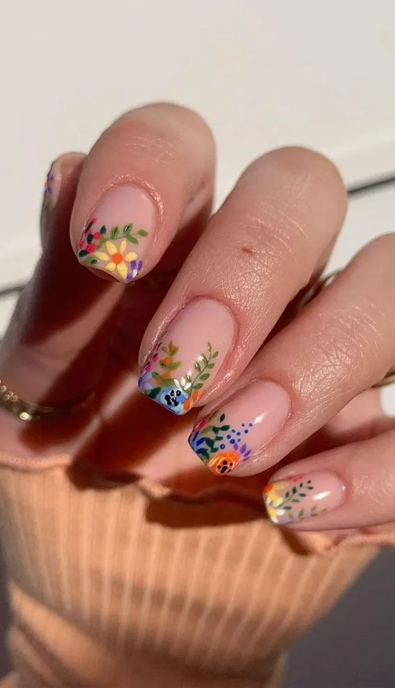Modern French Nail Art