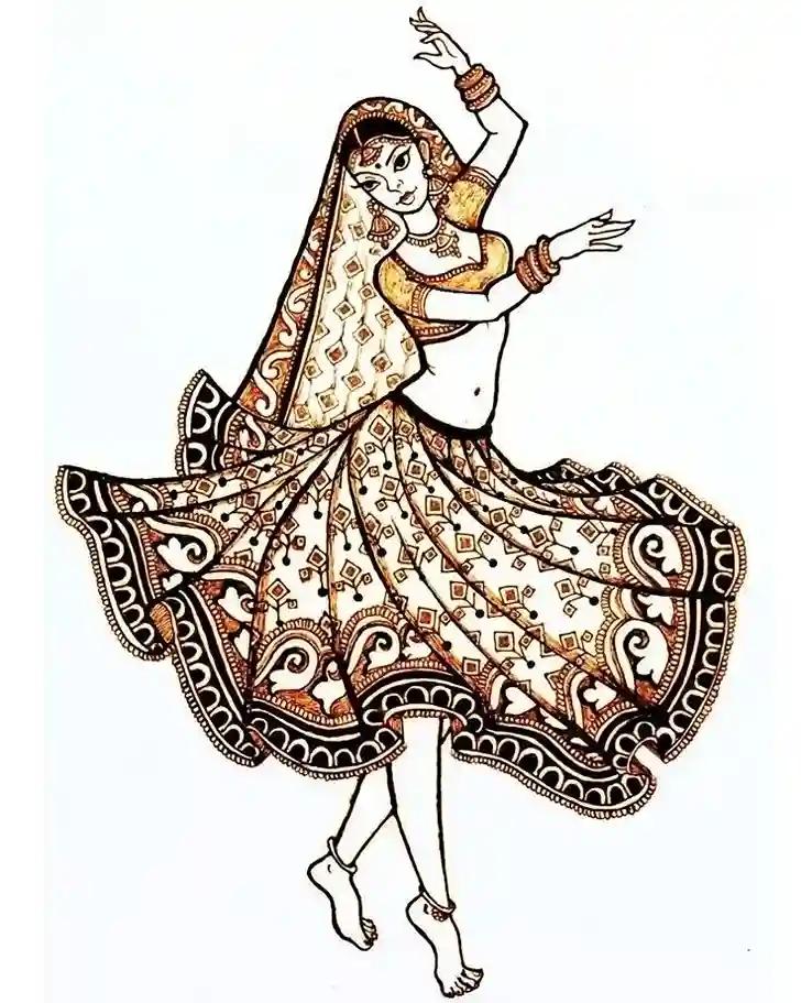 Navratri Henna Design Ideas