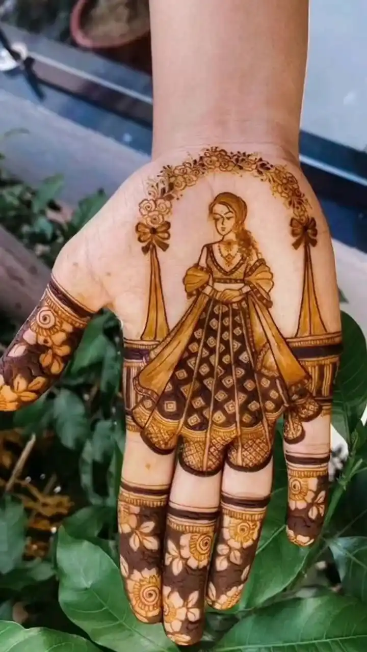 Navratri Mehndi Design