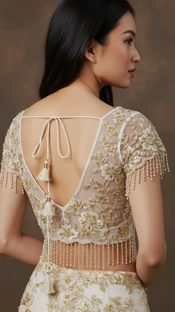 Net Blouse Design Back And Front