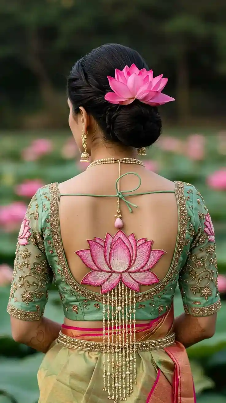 Net Blouse Design Front And Back