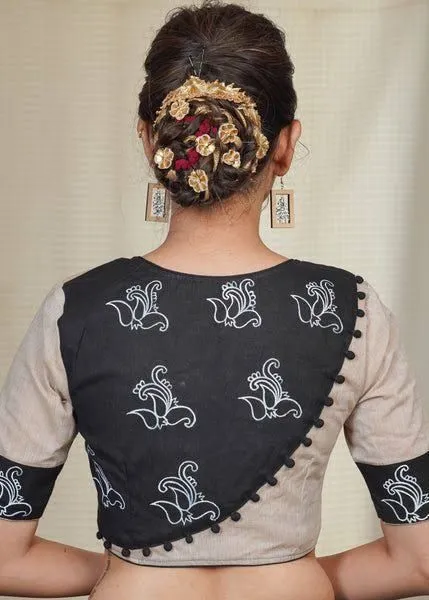 Net Boat Neck Blouse Designs For Lehenga